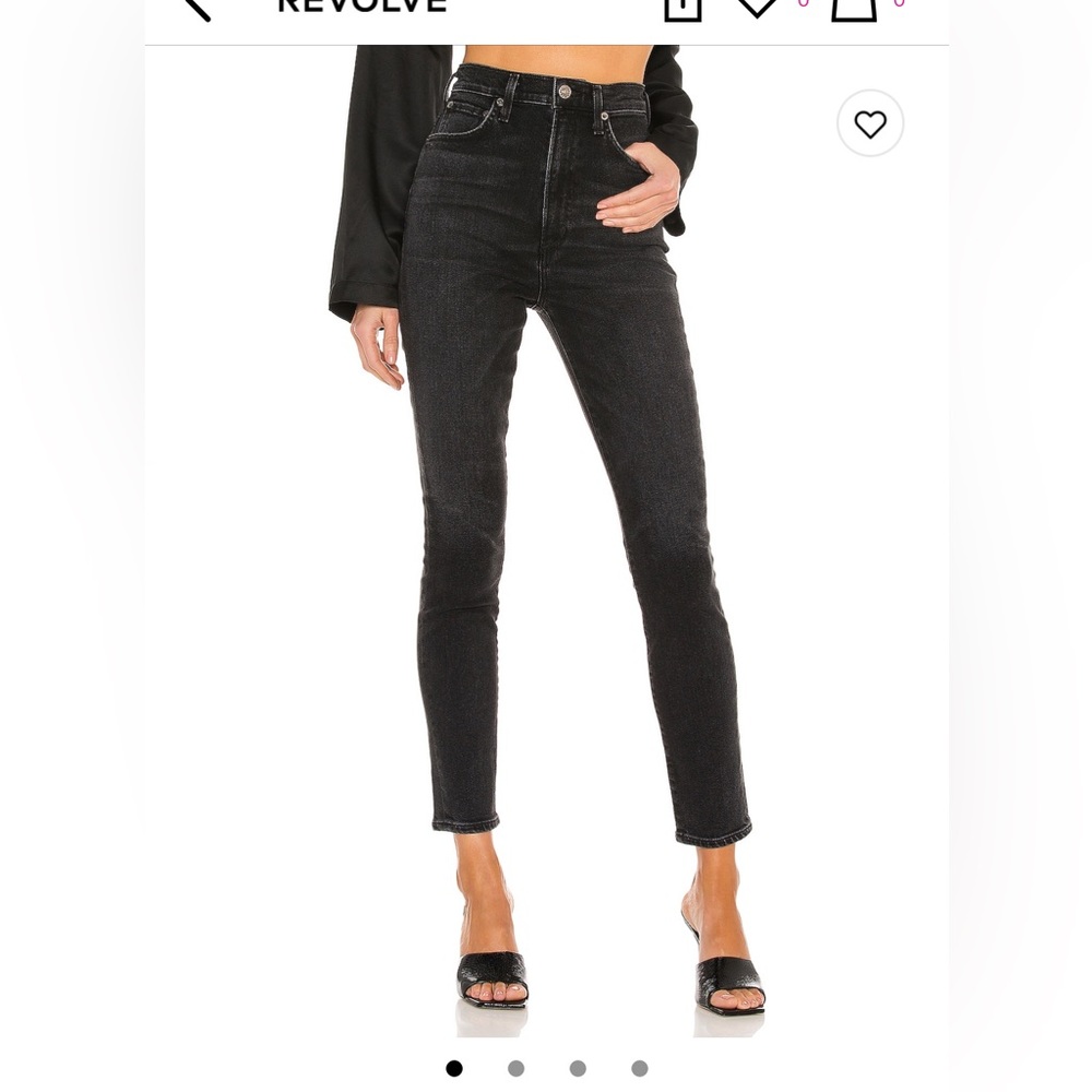 AGOLDE High Rise Pinch Waist Skinny Jean